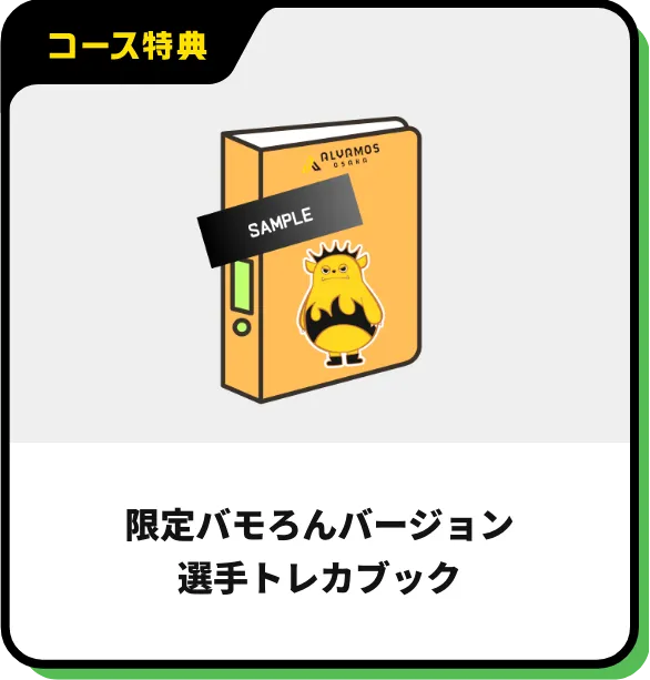 限定バモろんバージョン選手トレカブック